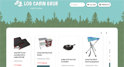 Desktop Screenshot of logcabingrub.com